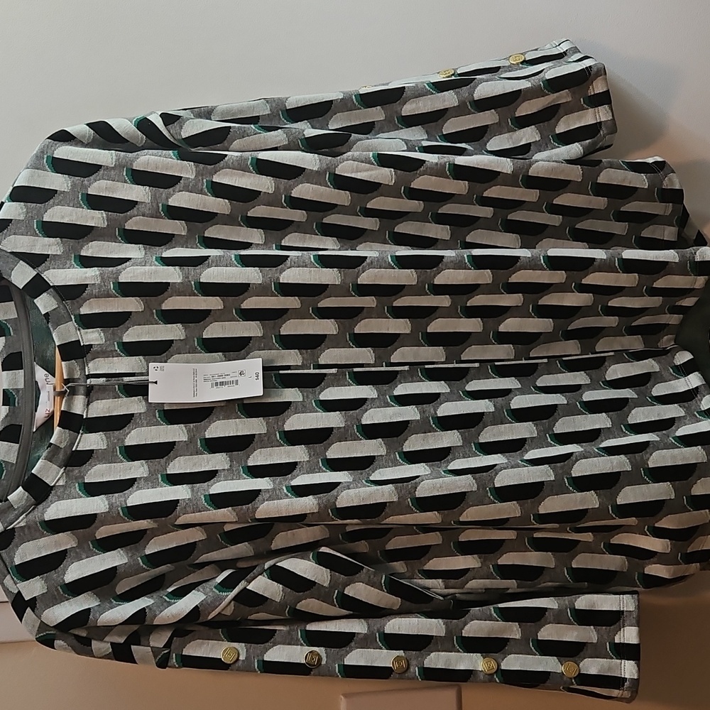 Liz Claiborne Boat Neck Top Large NWT